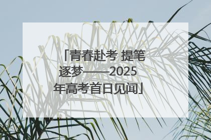 青春赴考 提笔逐梦——2025年高考首日见闻