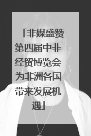 非媒盛赞第四届中非经贸博览会为非洲各国带来发展机遇