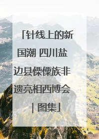 针线上的新国潮 四川盐边县傈僳族非遗亮相西博会｜图集