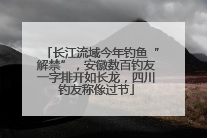 长江流域今年钓鱼“解禁”，安徽数百钓友一字排开如长龙，四川钓友称像过节
