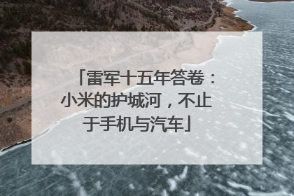 雷军十五年答卷：小米的护城河，不止于手机与汽车