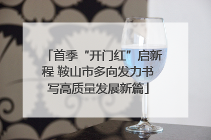 首季“开门红”启新程 鞍山市多向发力书写高质量发展新篇