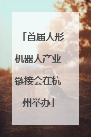 首届人形机器人产业链接会在杭州举办