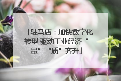 驻马店：加快数字化转型 驱动工业经济“量”“质”齐升
