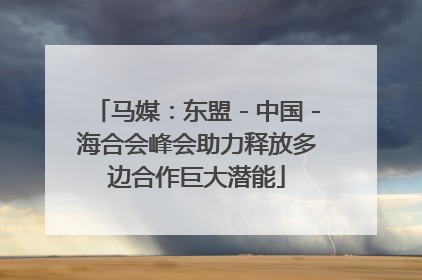 马媒：东盟－中国－海合会峰会助力释放多边合作巨大潜能