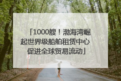1000艘！渤海湾崛起世界级船舶租赁中心 促进全球贸易流动
