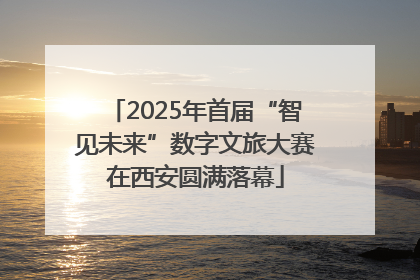 2025年首届“智见未来”数字文旅大赛在西安圆满落幕