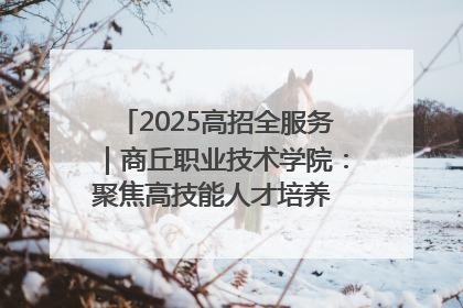 2025高招全服务｜商丘职业技术学院：聚焦高技能人才培养 谱写高质量发展篇章