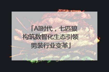 AI时代，七匹狼构筑数智化生态引领男装行业变革