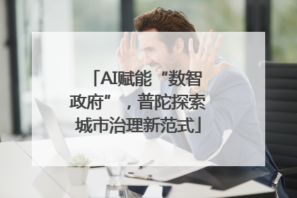 AI赋能“数智政府”，普陀探索城市治理新范式