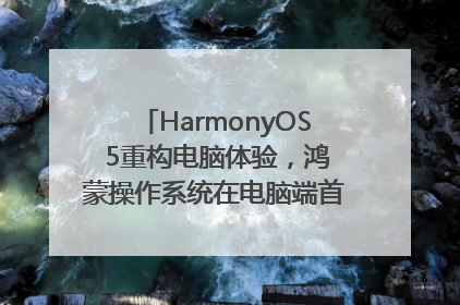 HarmonyOS 5重构电脑体验，鸿蒙操作系统在电脑端首次亮相丨新经济观察